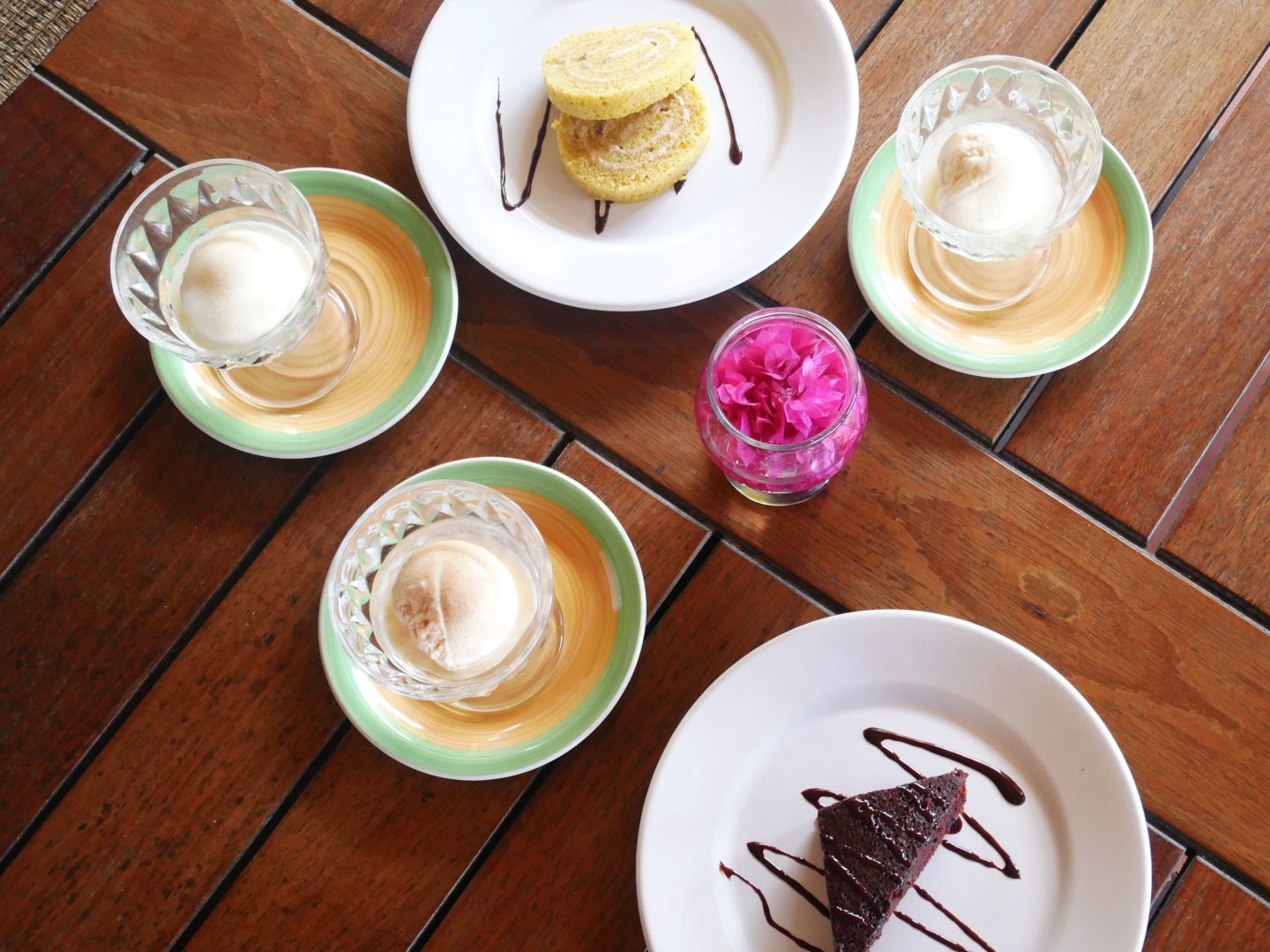 Desserts at Belmont Estate