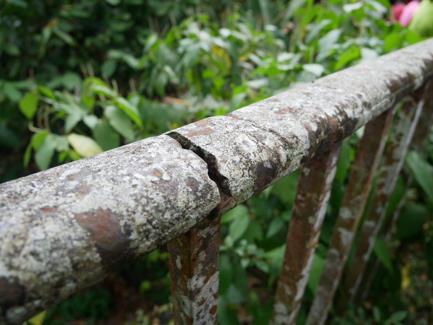 Iron bridge at Crayfish Bay