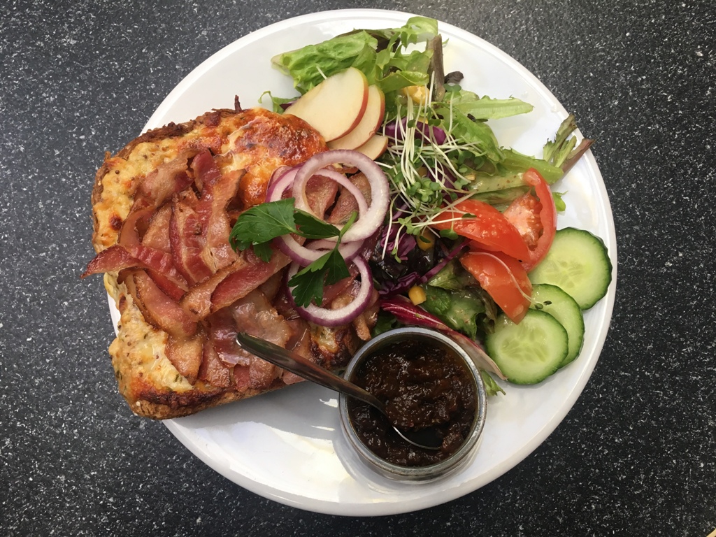 Welsh rarebit at Madame Fromage, Cardiff