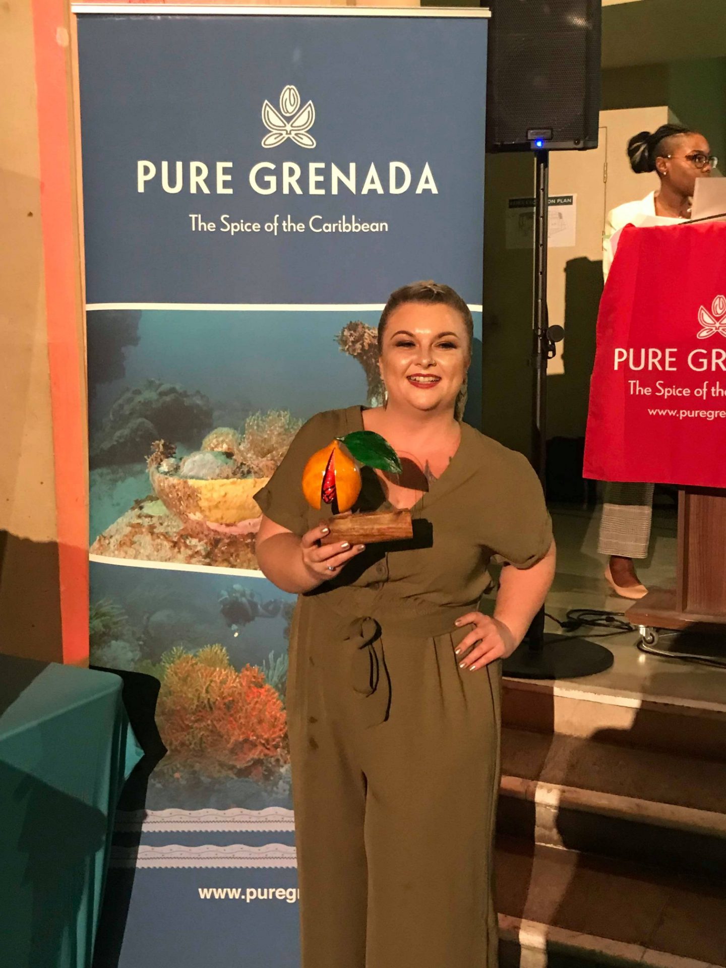 The Rare Welsh Bit is awarded Blogger of the Year by Grenada Tourism Authority for 2018