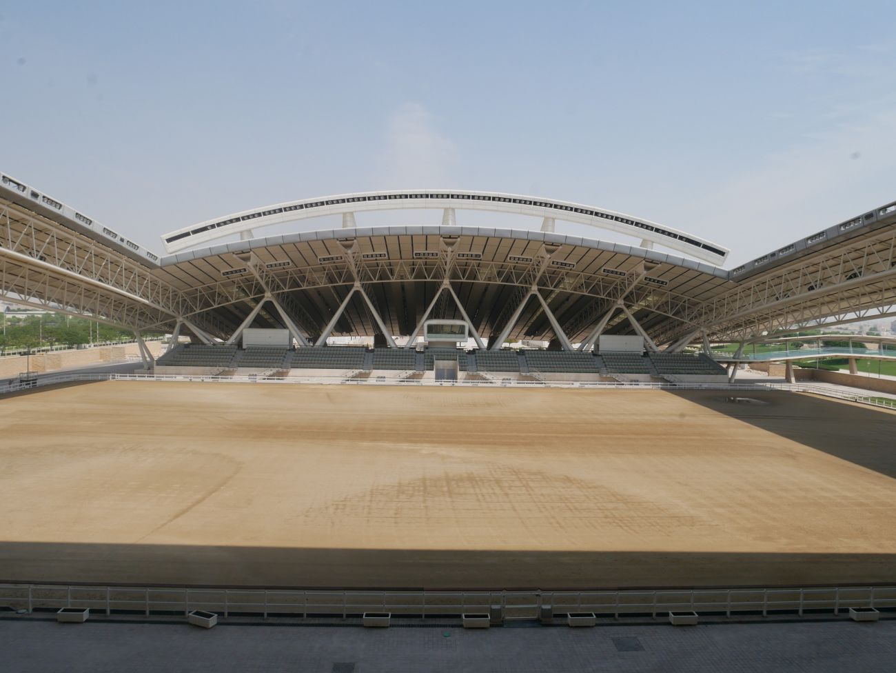 The equestrian arena at Al Shaqab - Doha, Qatar