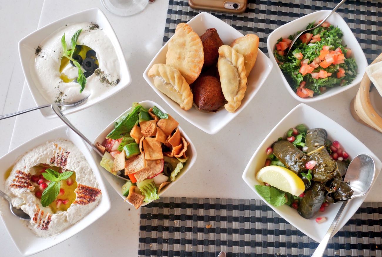 Mixed Arabian mezze