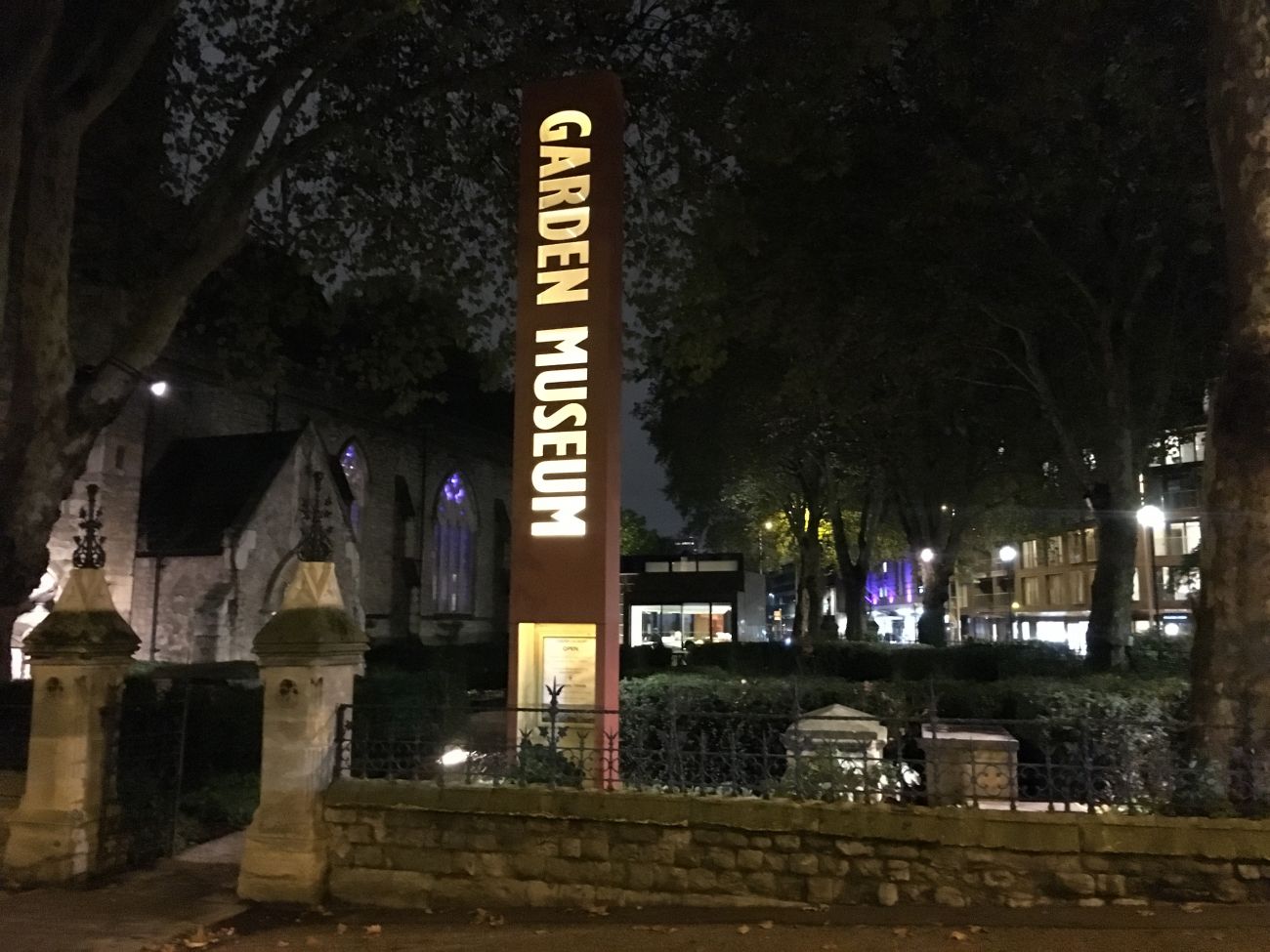 The Garden Museum in Lambeth, London - near Westminster.