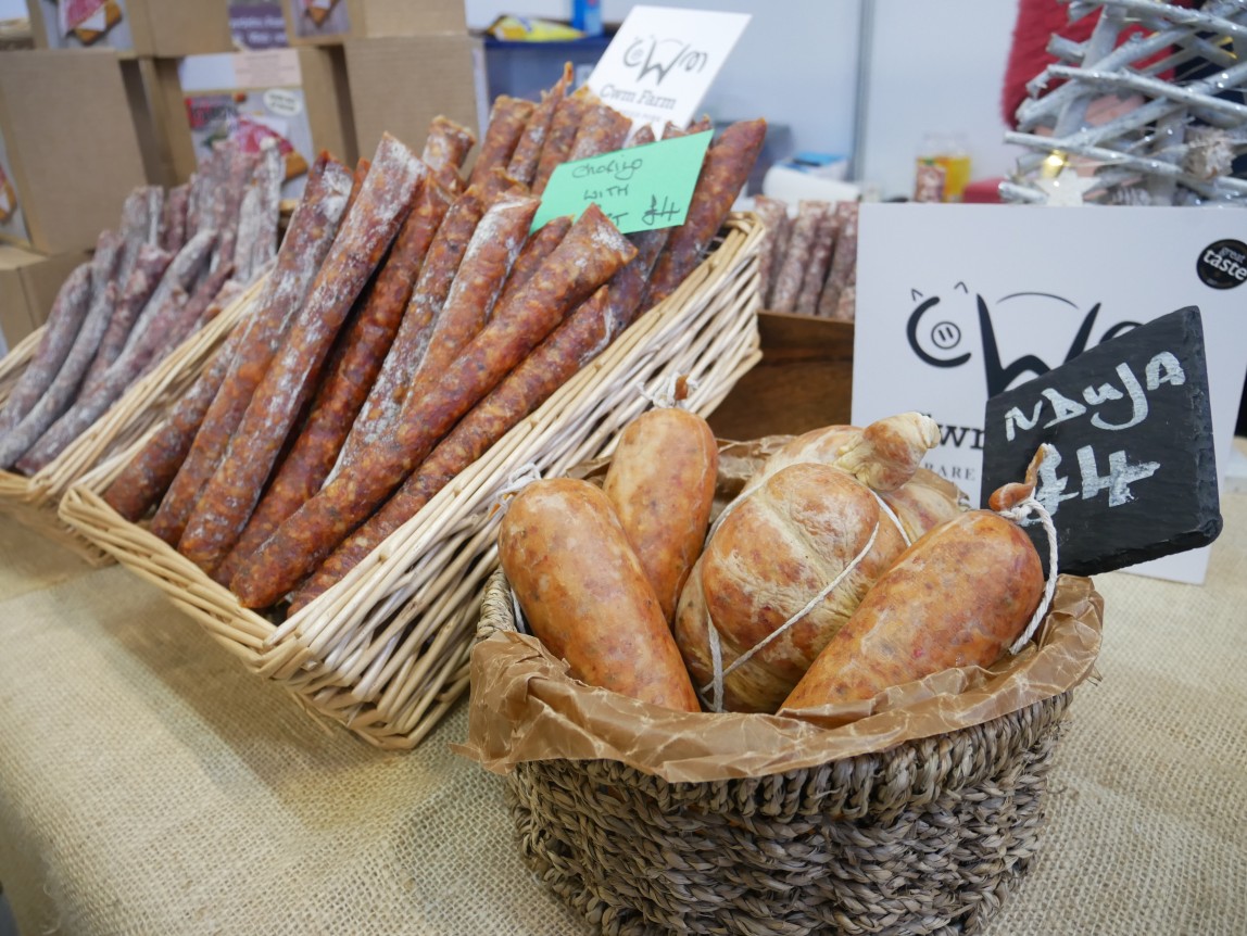 Cwm Farm Charcuterie Nduja and Salami