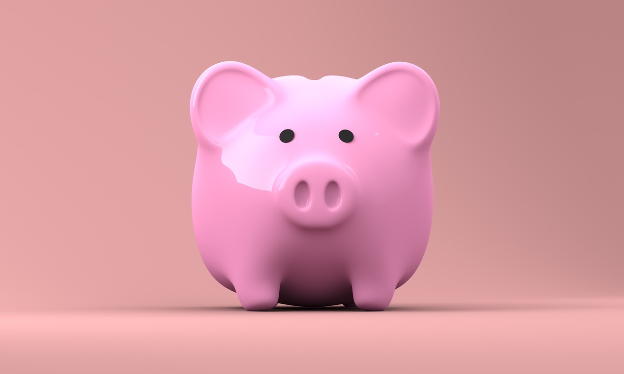 Pink piggy bank - have you ever considered keeping your loose change as a way to save money for travel