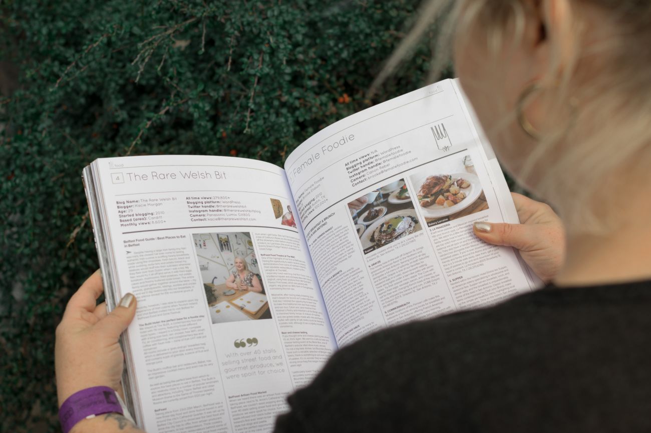 UK food and travel blog, The Rare Welsh Bit is featured in Blogosphere Magazine