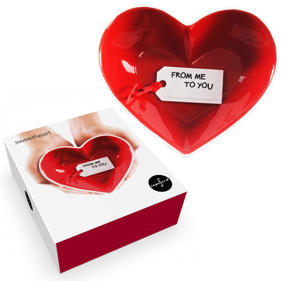 Sweetheart heart-shaped bowl