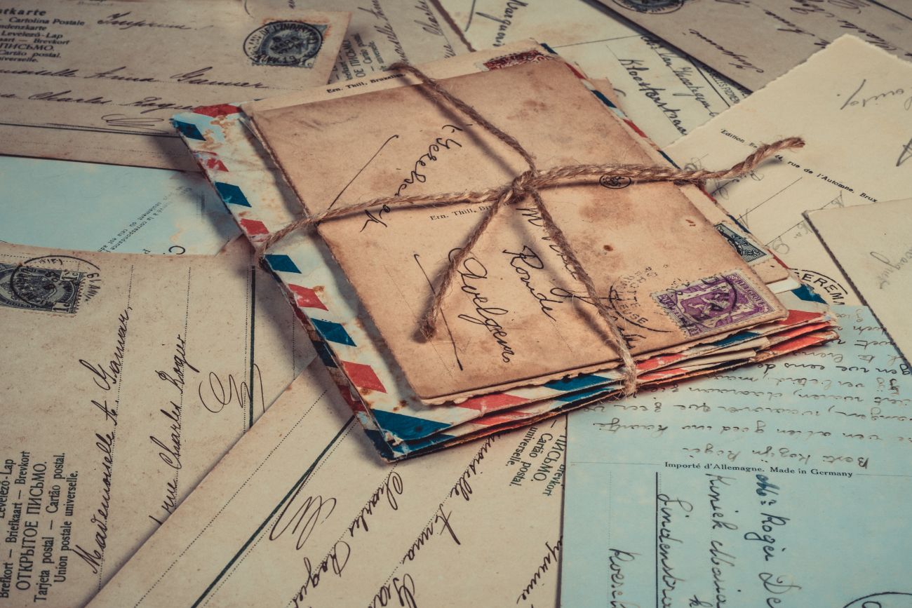 A collection of letters and postcards
