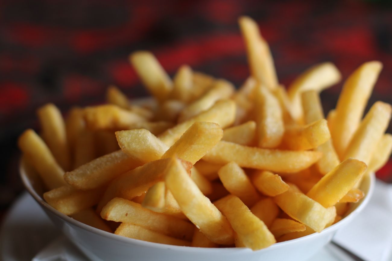 French fry-style oven chips