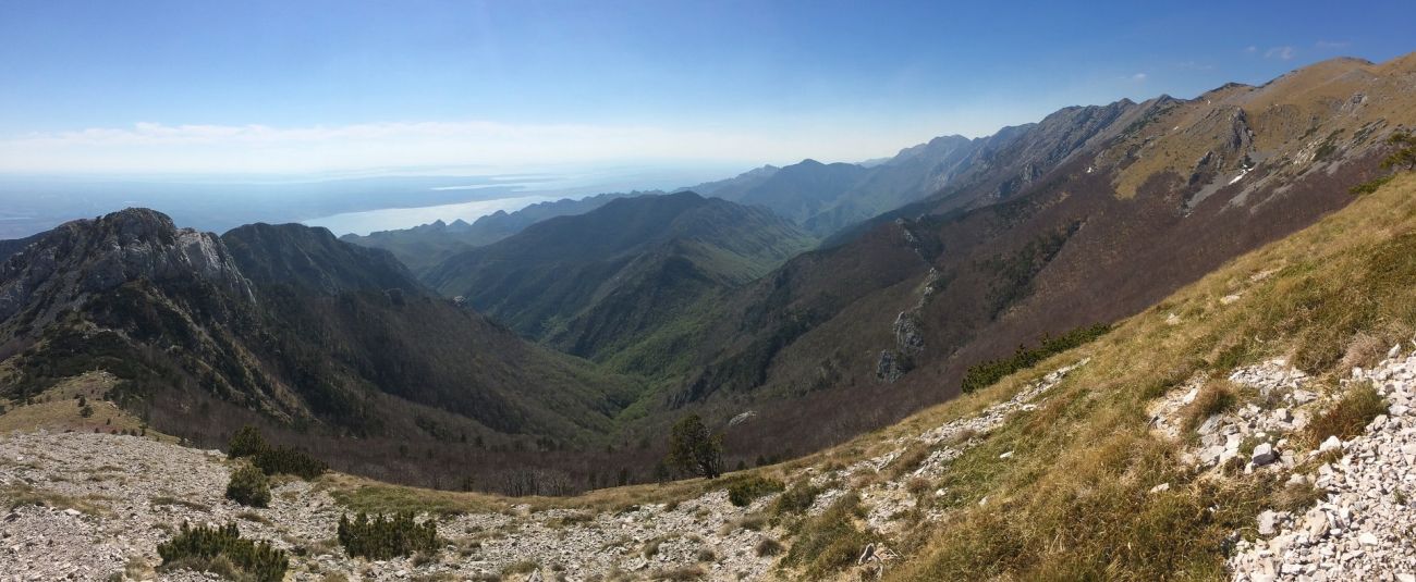 Croatian mountain range. Croatia is a leading destination for walking holidays in Europe.