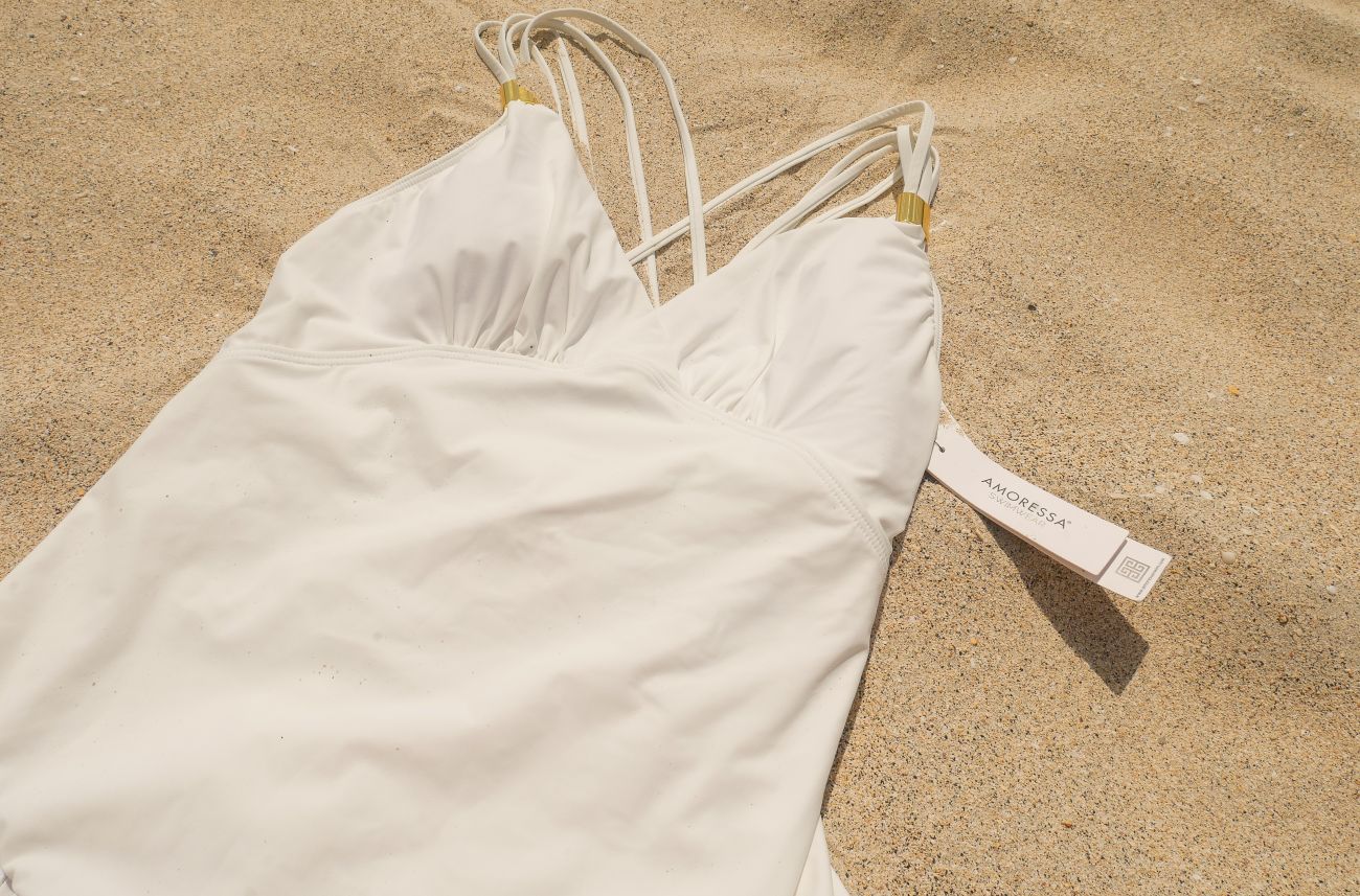 Amoressa Horizon swimsuit from UK Swimwear. who sell a range of flattering swimming costumes.