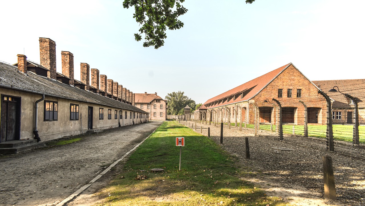 Auschwitz-Birkenau concentration camp in Krakow, Poland