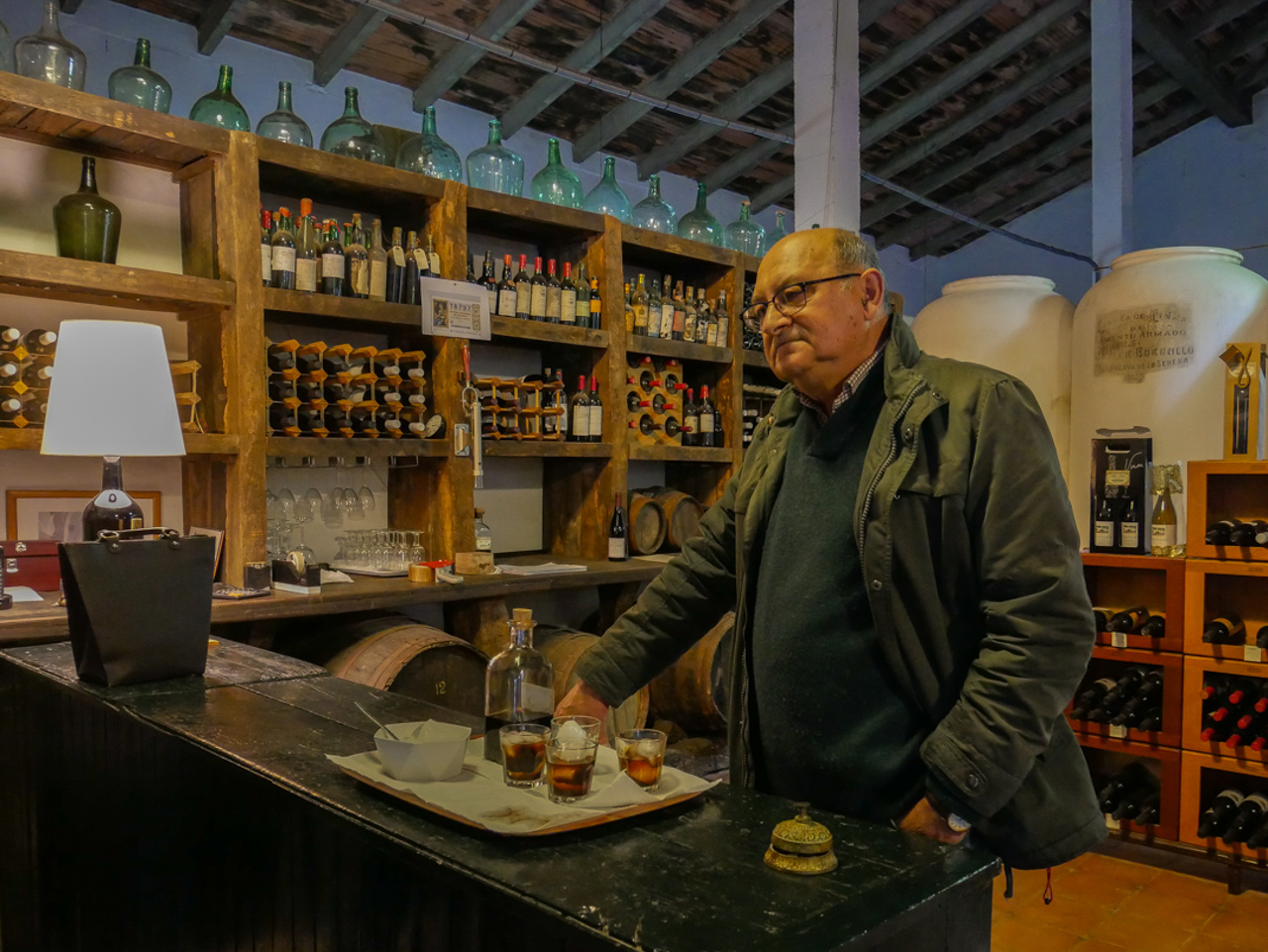 Mr. Salvador Rivero from Bodegas Rivero in Prado del Rey