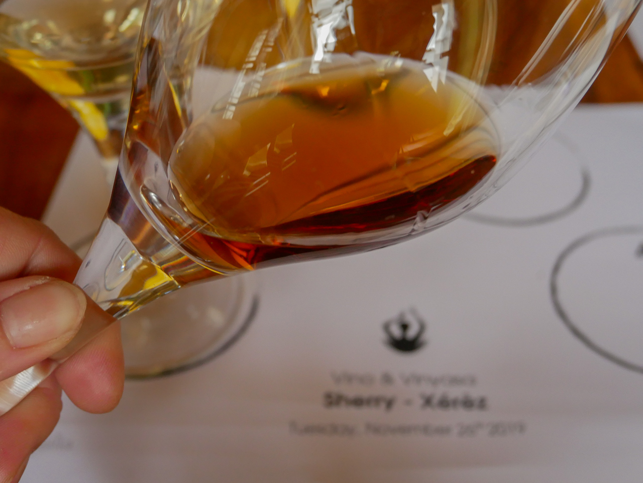 Sherry tasting class