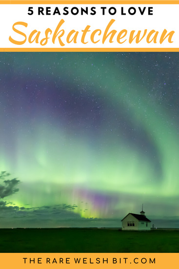 The northern lights in Saskatchewan, Canada