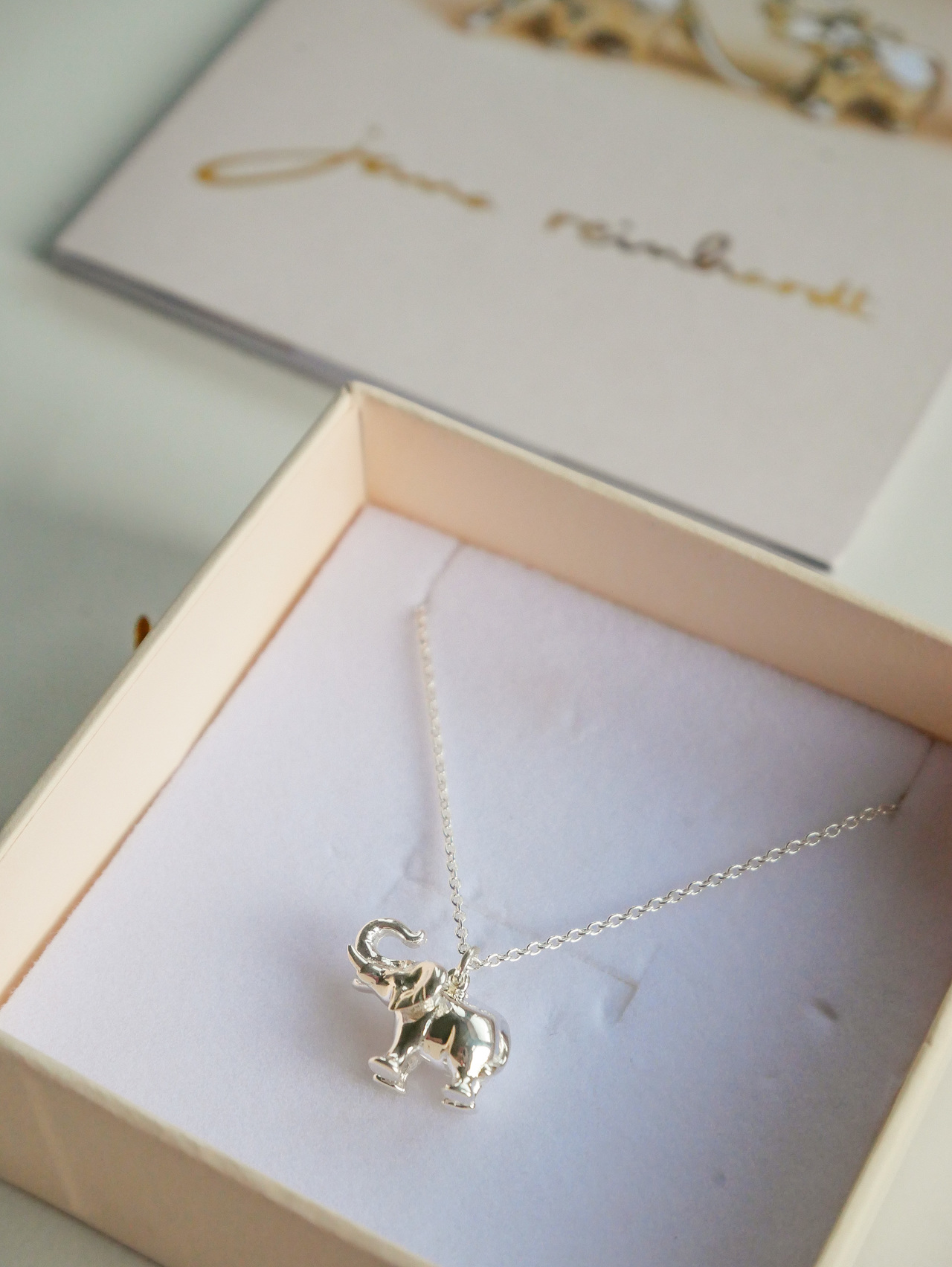 Vertical image of Jana Reinhardt elephant necklace