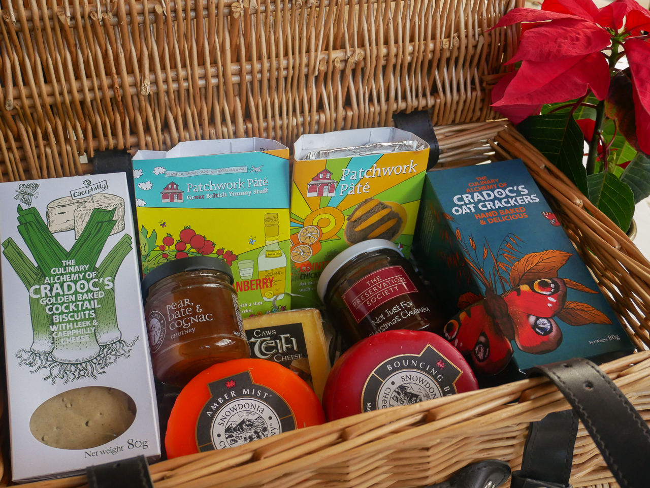 A bespoke hamper packed with quality Welsh food and drink produce from Discover Delicious.