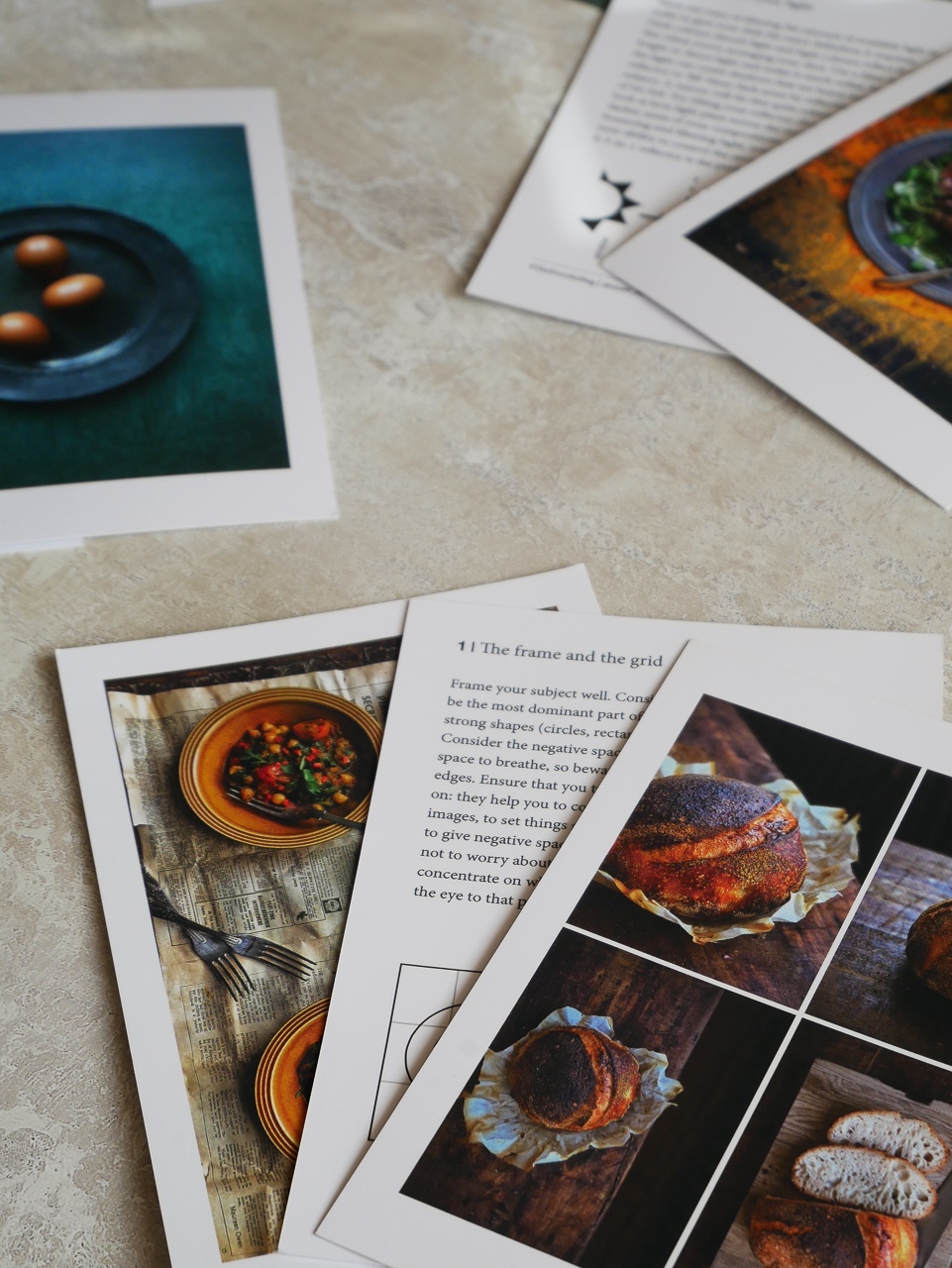 Expert photography tips from Matt Inwood, written onto postcards