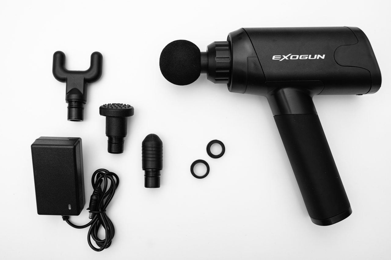 Exogun massage gun and attachments