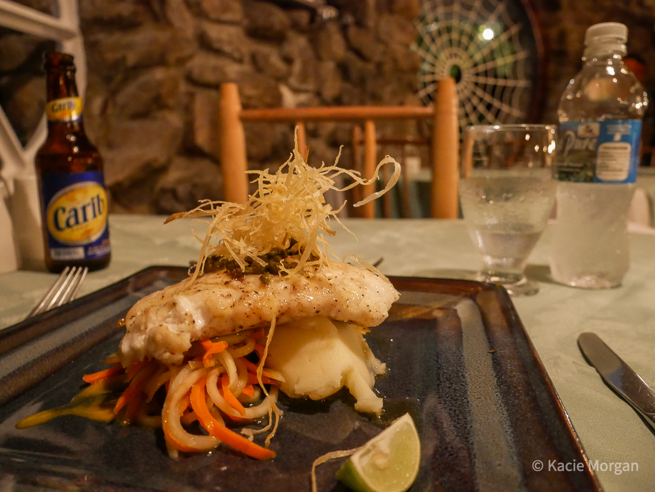 Red snapper at Bogles Round House in Carriacou, Grenada