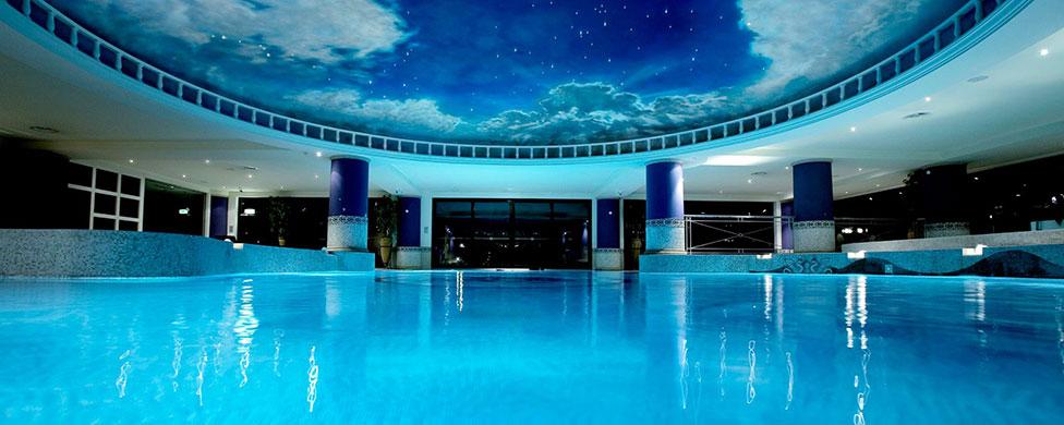 The beautiful Forum Spa at the Celtic Manor Resort in South Wales.