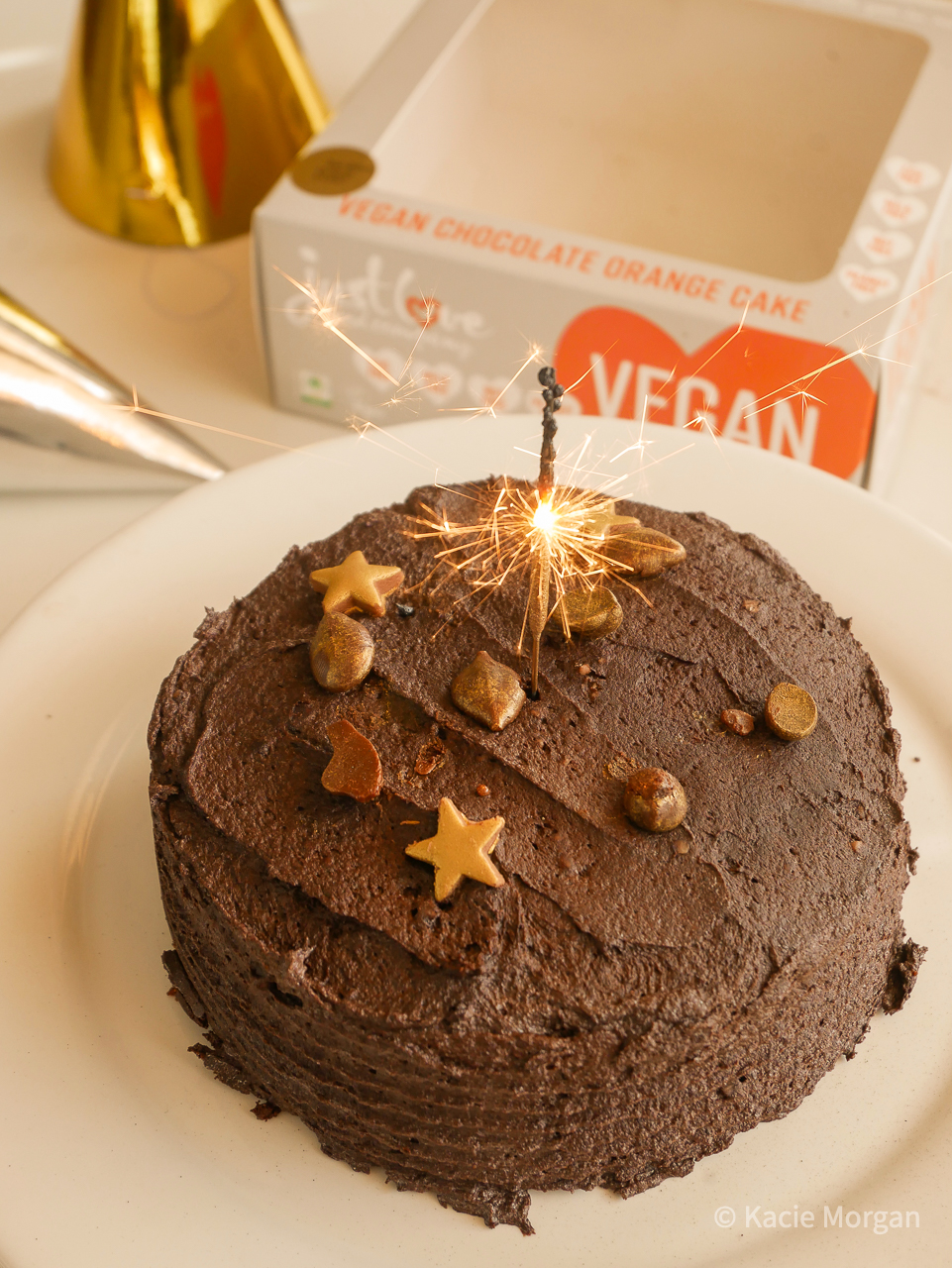 Just Love Food Co's Vegan Chocolate and Orange Cake