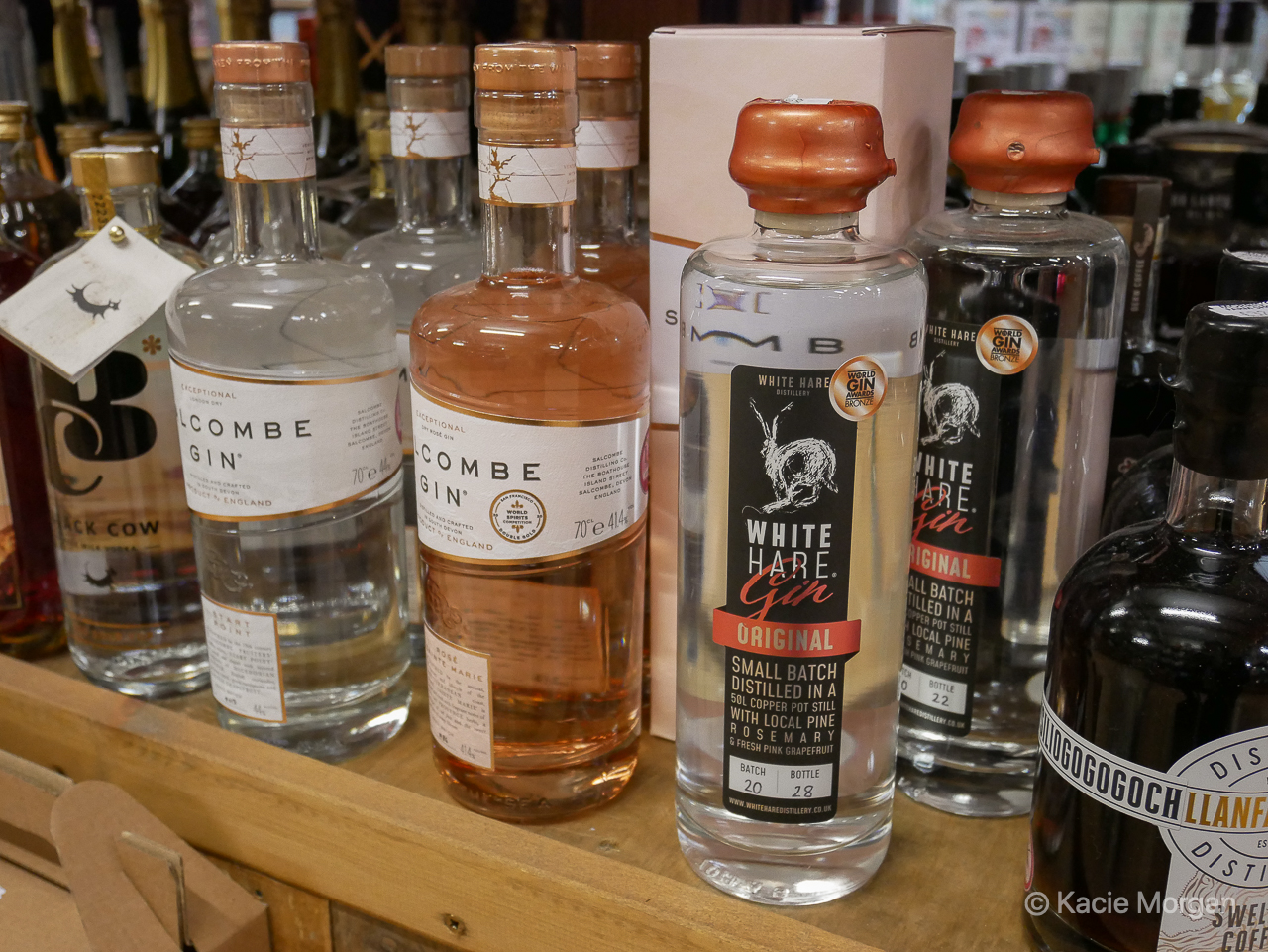 White Hare Distillery gin on sale in Morris's of Usk