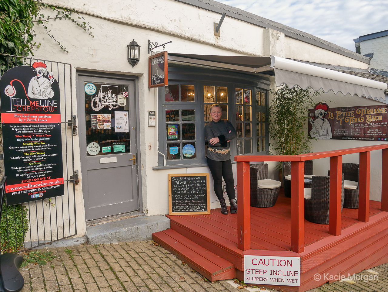 Chris Voisin, Co-Owner of Tell Me Wine in Chepstow, Monmouthshire