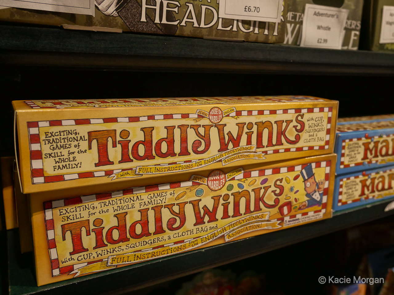 A vintage game of Tiddlywinks