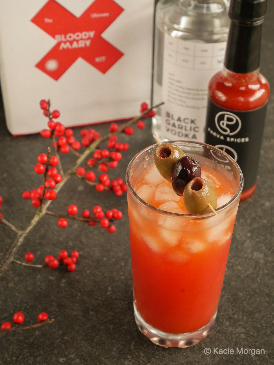 Bloody Mary cocktail made using Silver Circle Distillery's Ultimate Bloody Mary Kit