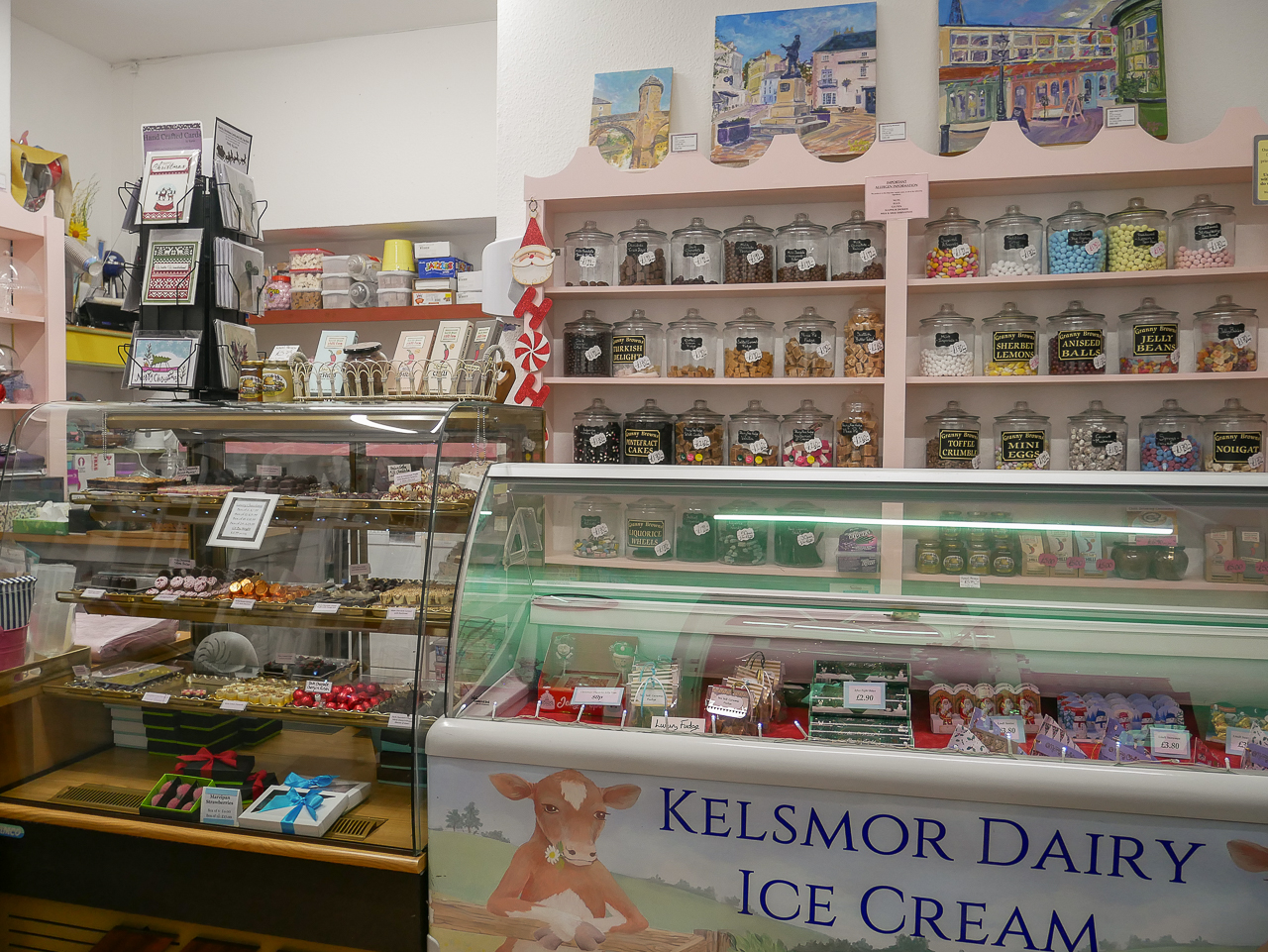 Granny Brown's of Monmouth, a traditional independent sweet shop.