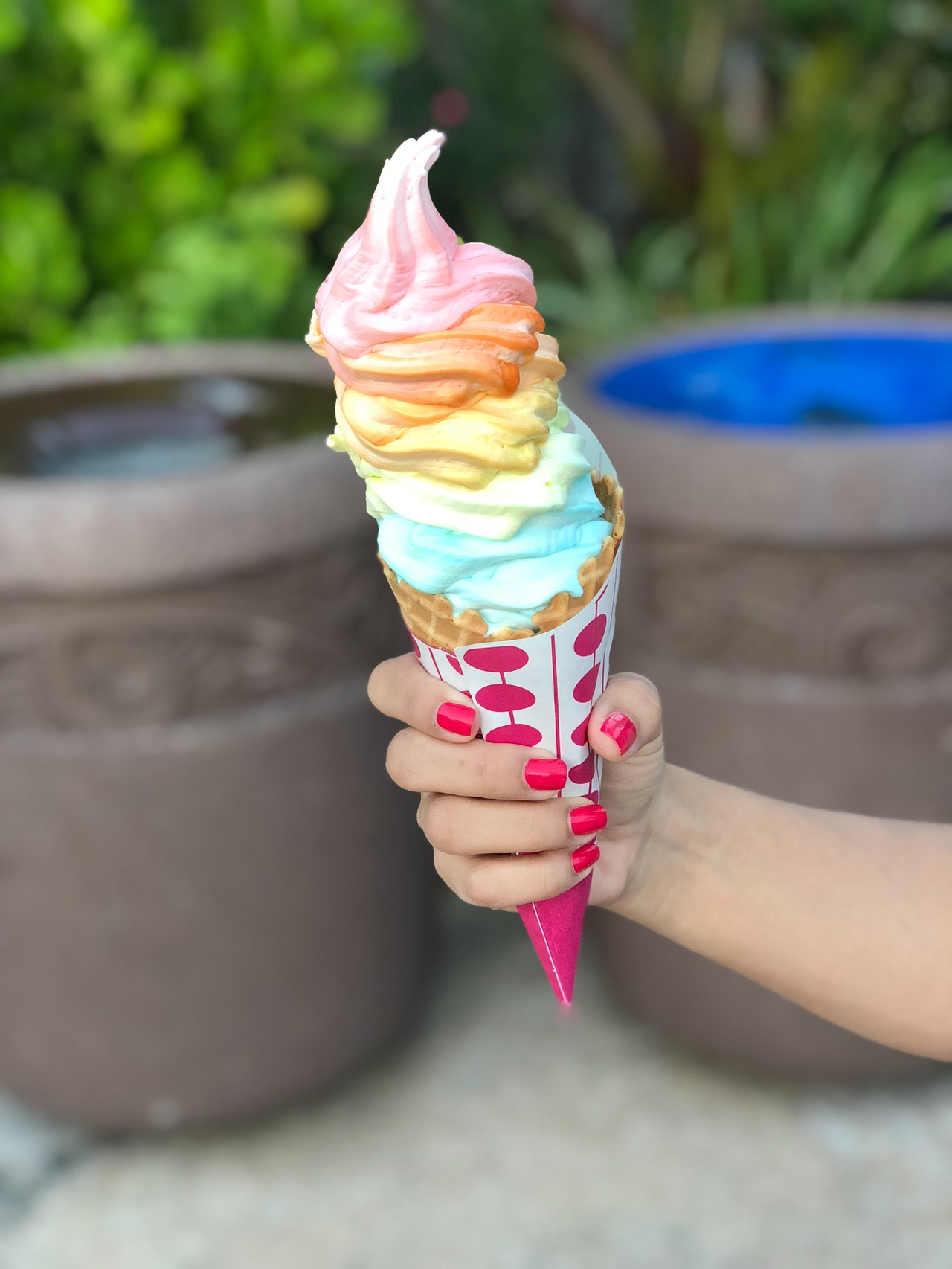 Colourful icecream
