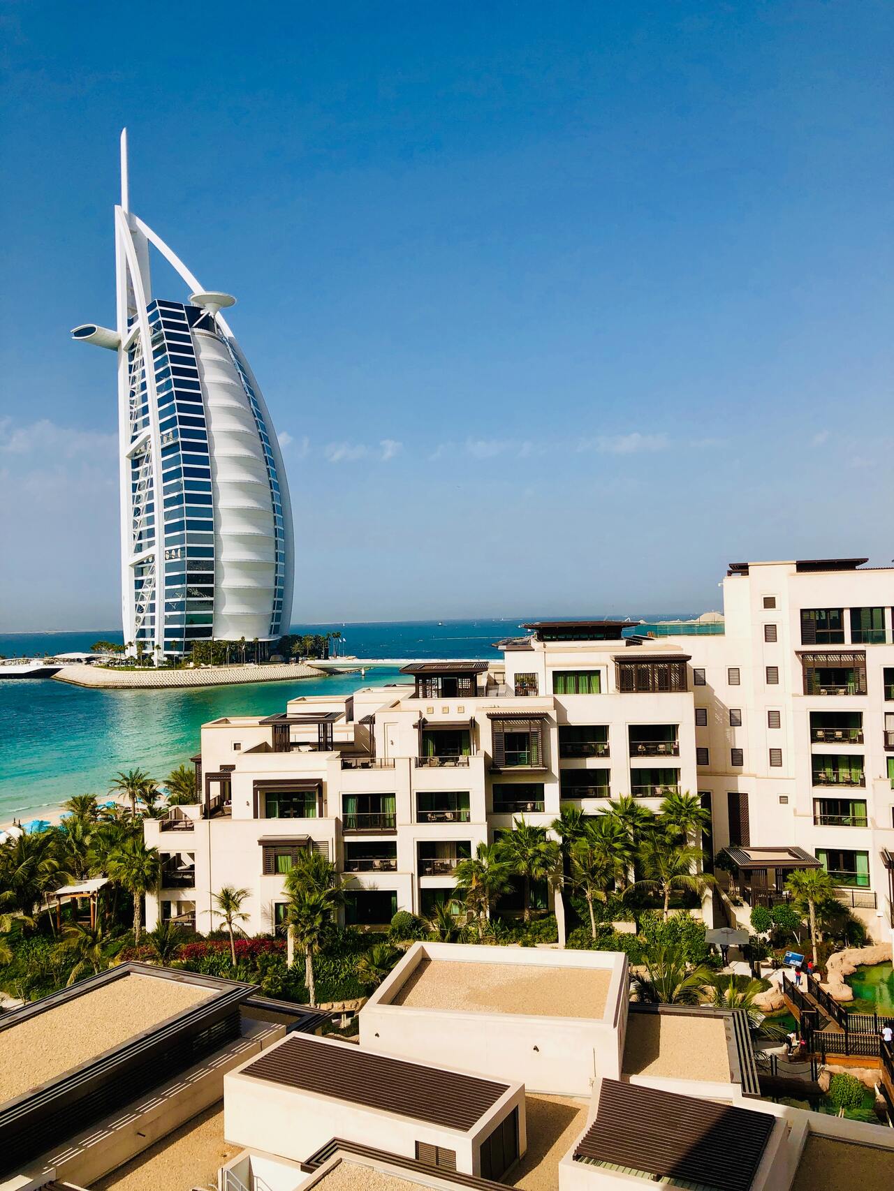 Bab AlShams, with Burj Al Arab in background