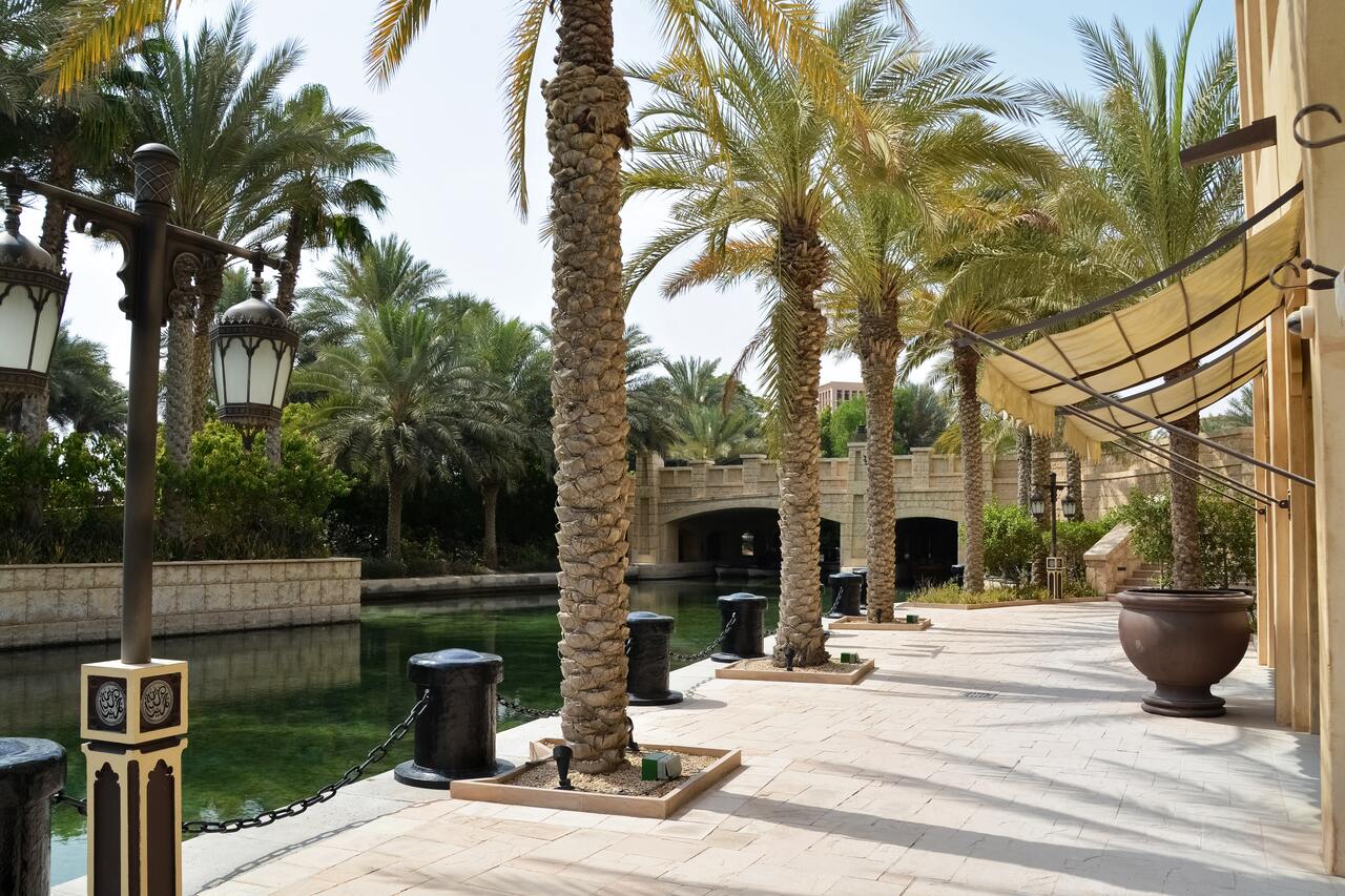 A walk way at Madinat Jumeirah