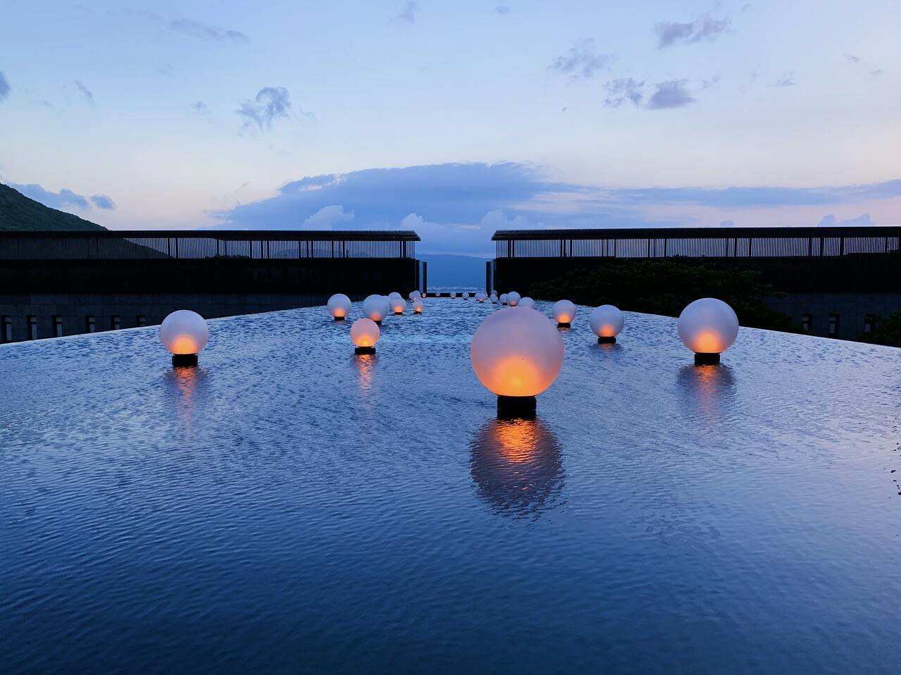 Water feature at Park Hyatt