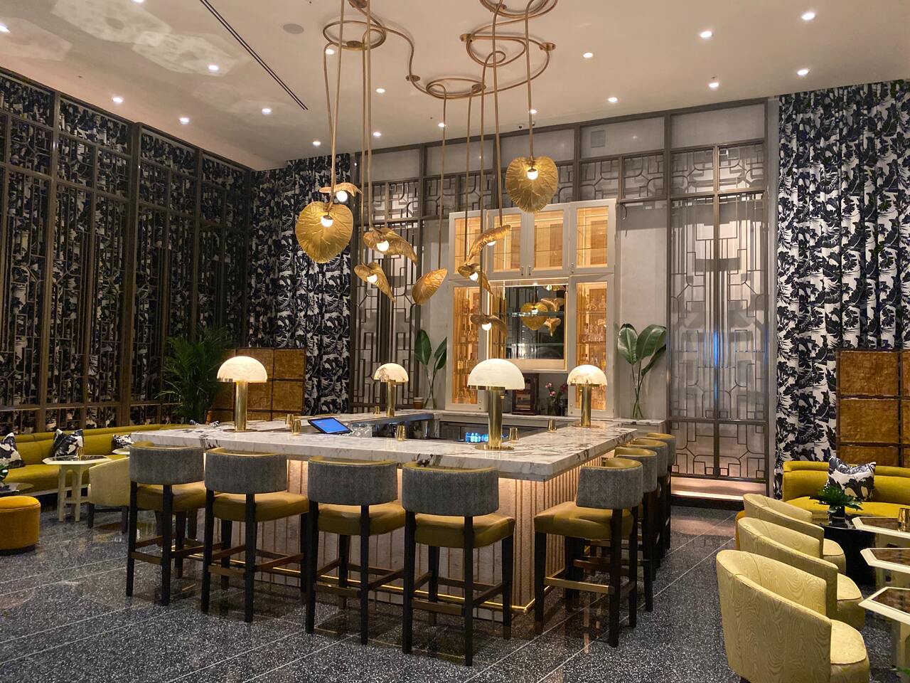 The Ritz Carlton - a reception area/lounge