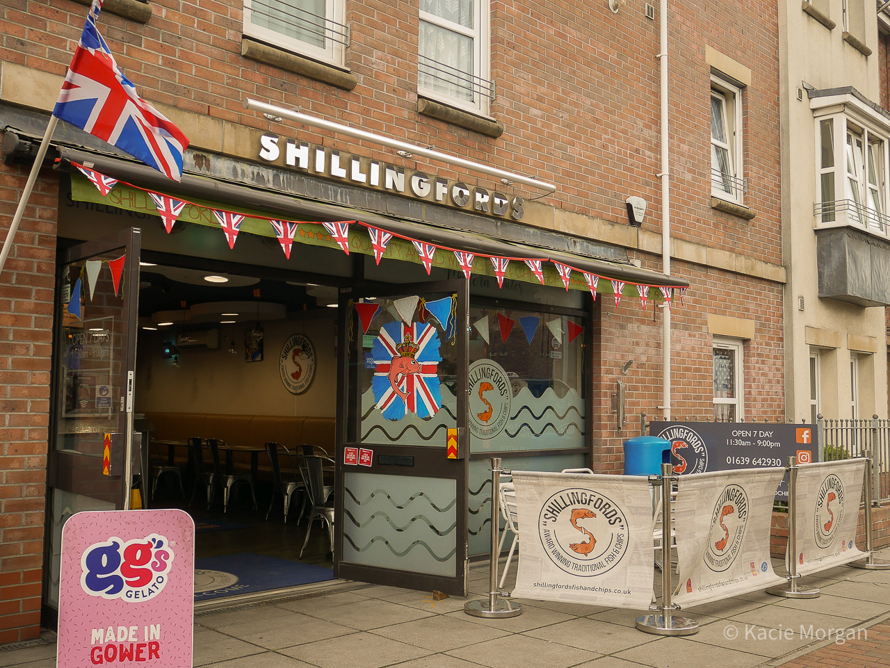Exterior of Shillingford's Fish and Chip Shop