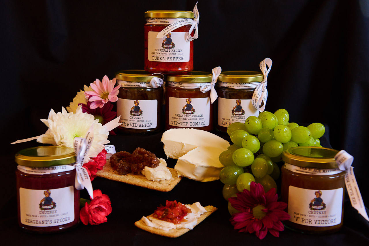 The Black Market's range of food products