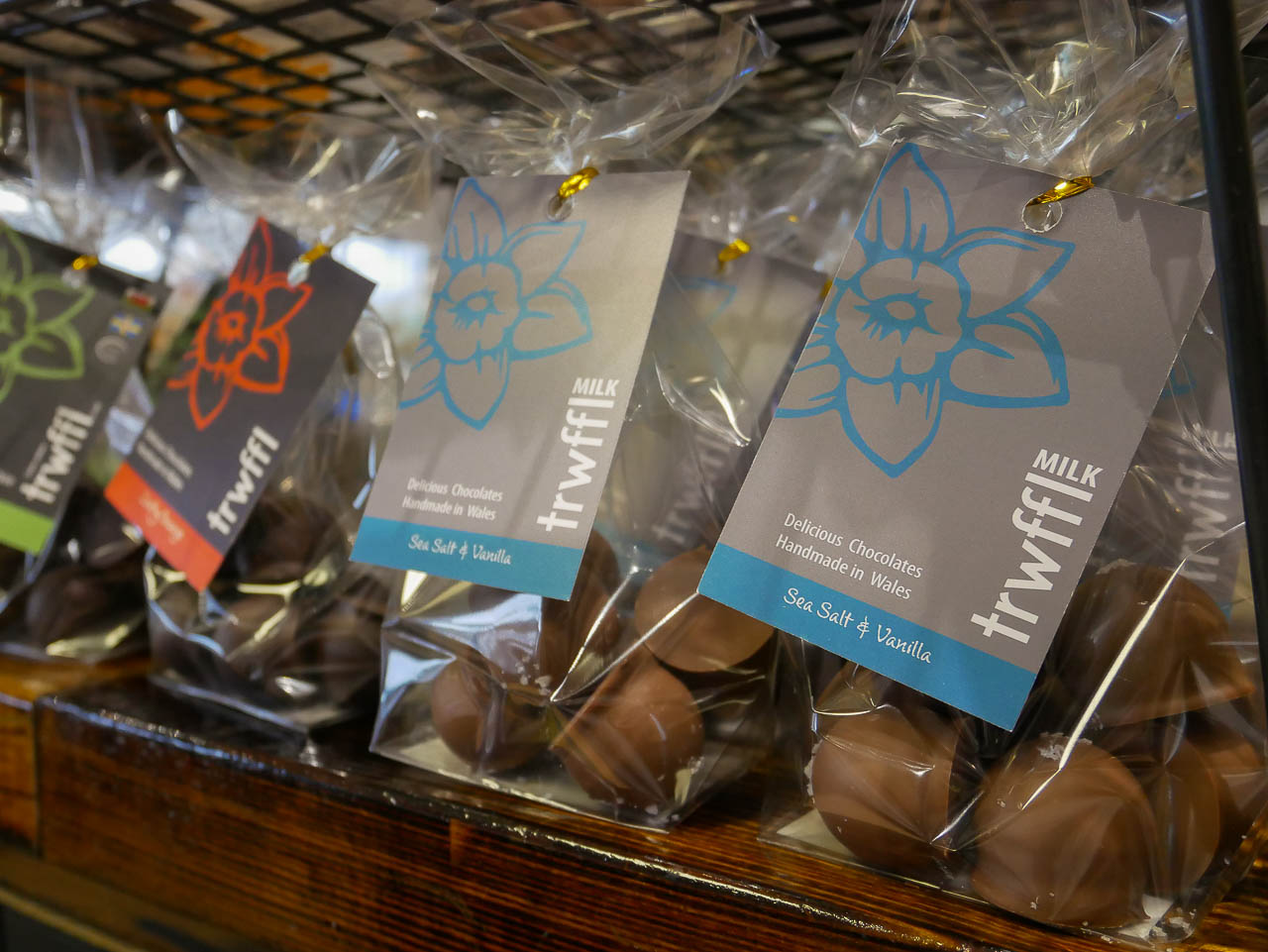 Handmade Belgian chocolate truffles at Trwffl on Milford Waterfront