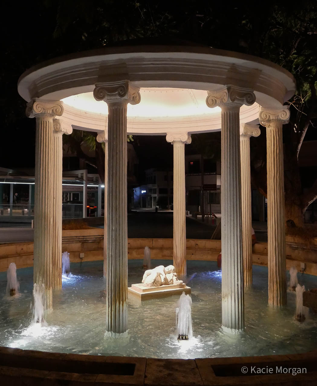 The Fountain of Sleeping Eros in Paphos Old Town