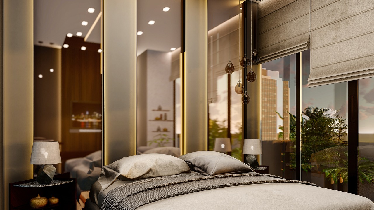 Luxury hotel room
