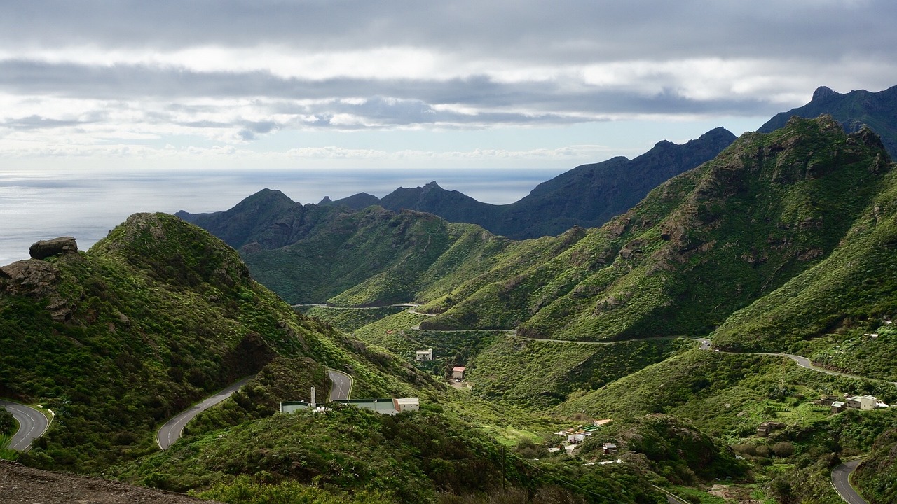 The mountains and valleys of Tenerife, Canary Islands