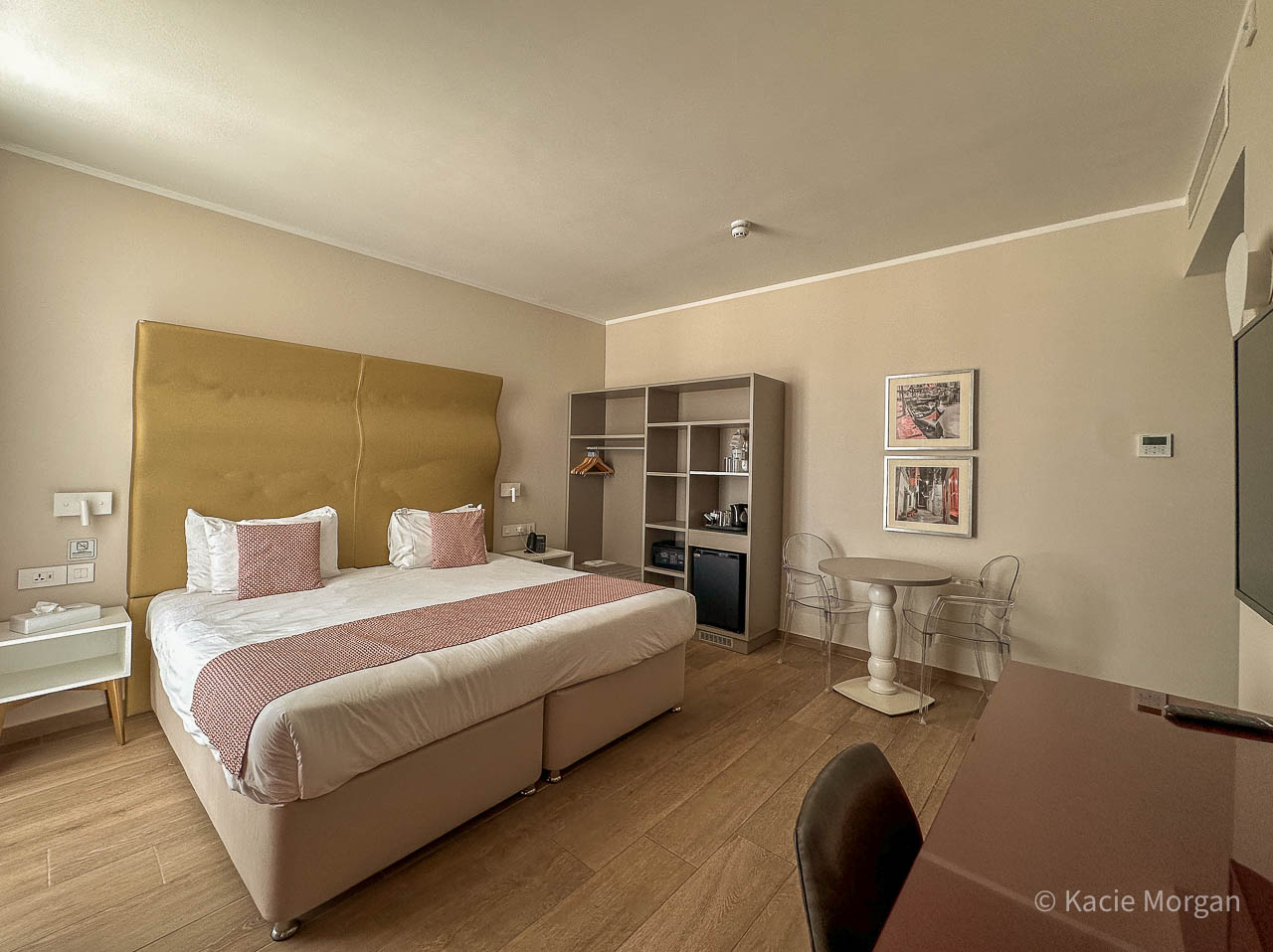 Hotel bedroom in Seaview Hotel, in St Paul's Bay, Malta
