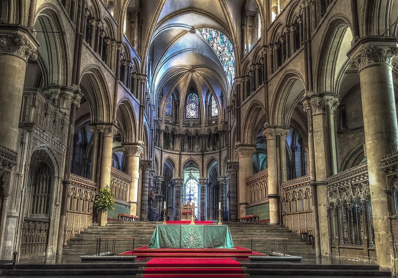 Interior of Canterbury Cathedral