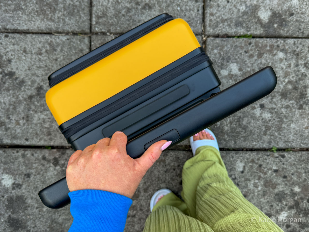 The Adventure Carry-On has a handy four-stage telescopic handle.