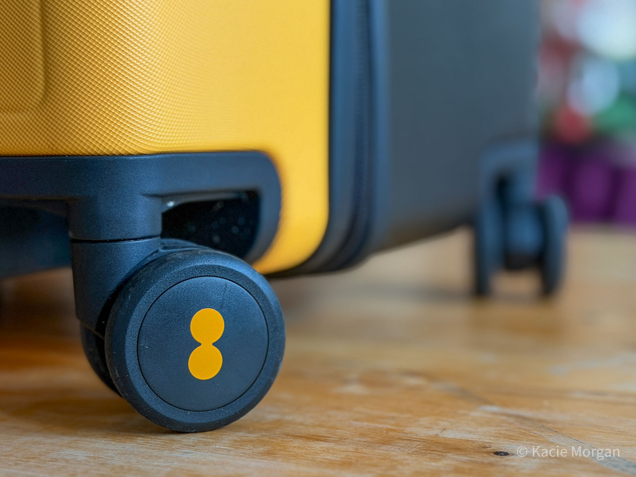 The wheels on a LEVEL8 suitcase